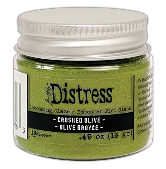Tim Holtz Distress Embossing Glaze -Crushed Olive