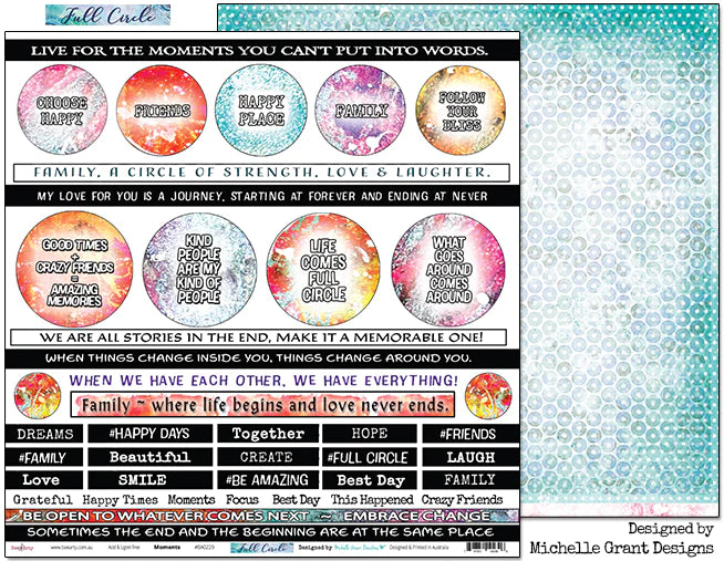 Bee Arty - Full Circle 12'' x 12'' Paper Packs