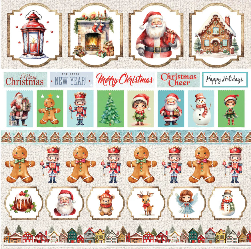Bee Arty - Christmas Cheer - Mini collection Paper Pack 12"x12"