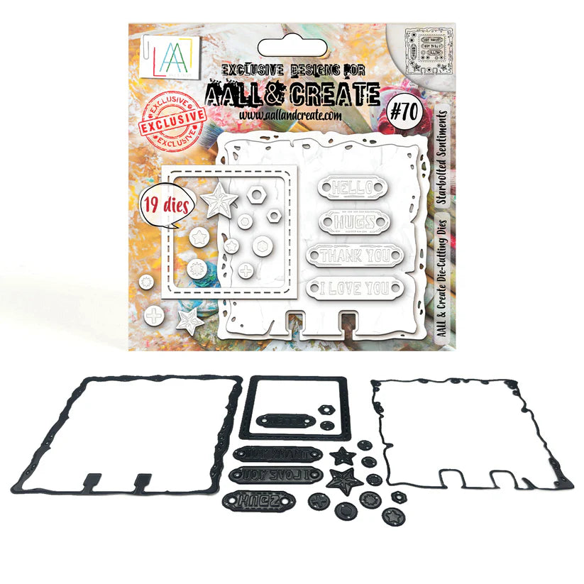 AALL & CREATE - Cutting Dies  - Starbolted Sentiments #70