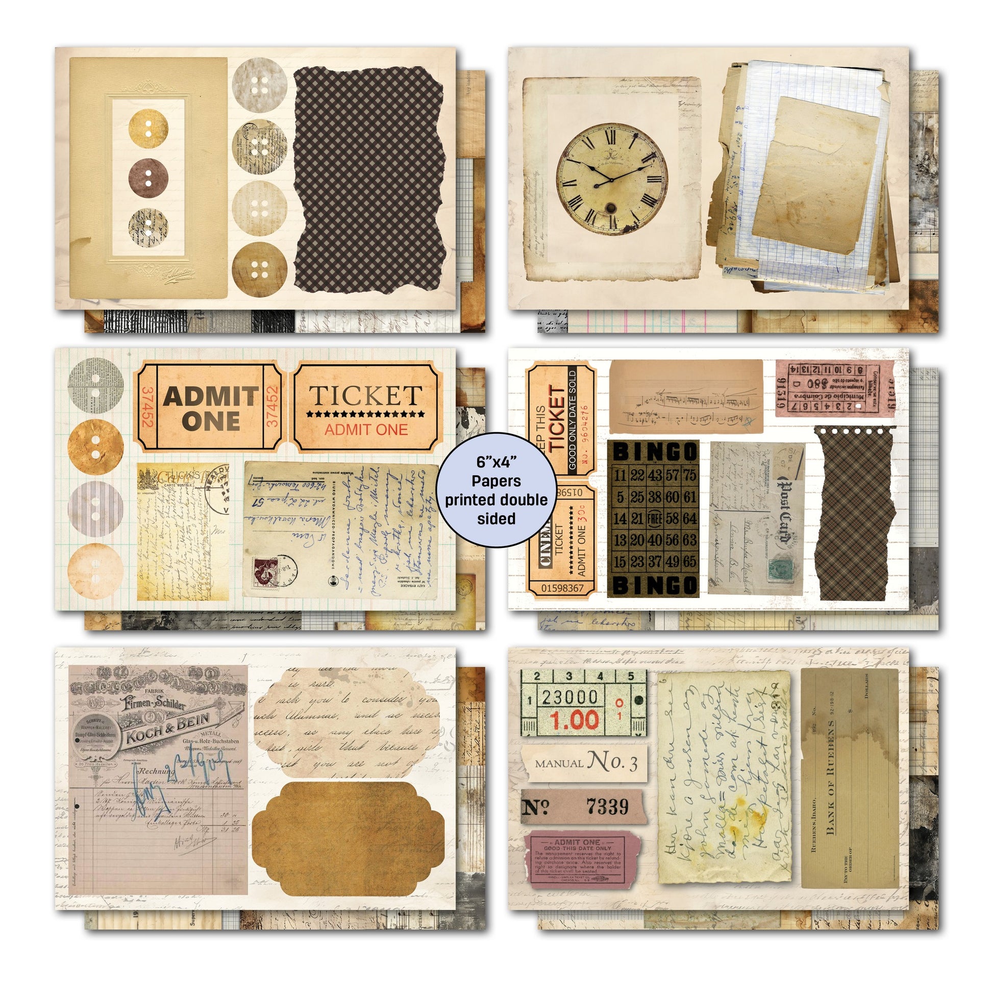 3 Quarter Designs - Paper Tales Collection 6x4 Card Pack