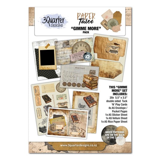 3 Quarter Designs - Paper Tales Gimme More Pack