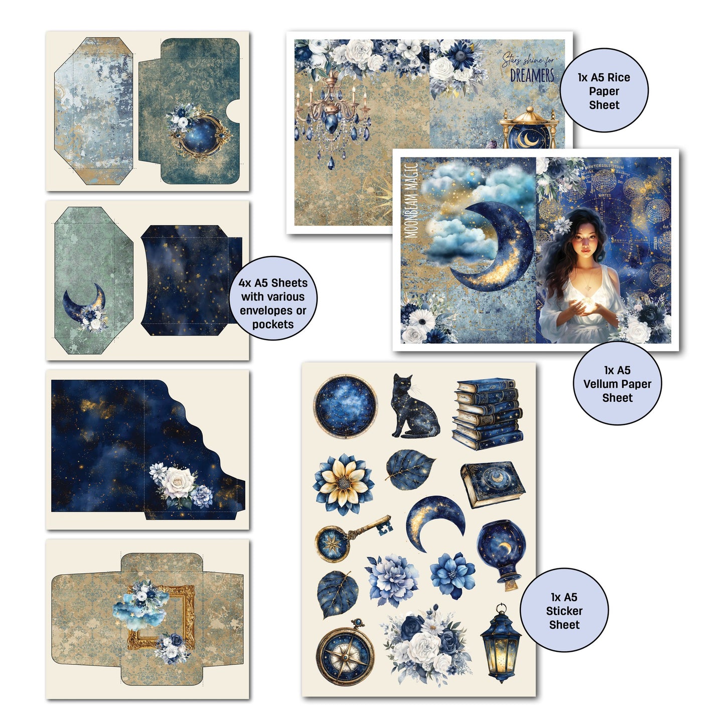3 Quarter Designs - Lunar Horoscope Gimme More Pack