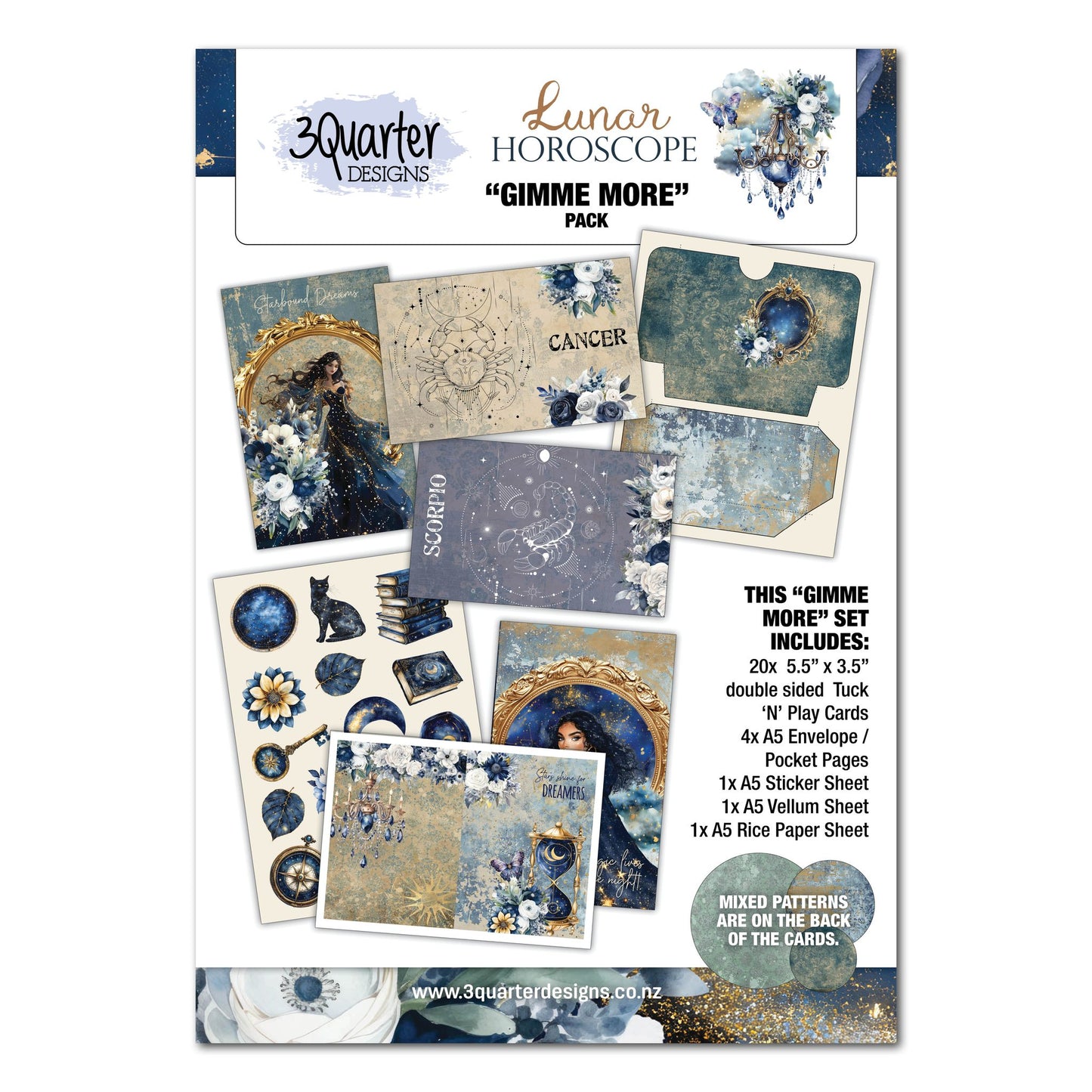3 Quarter Designs - Lunar Horoscope Gimme More Pack