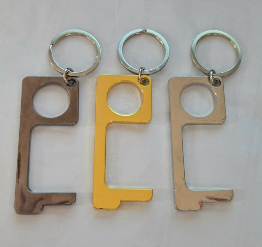 Key Ring No-Touch Button Pusher 