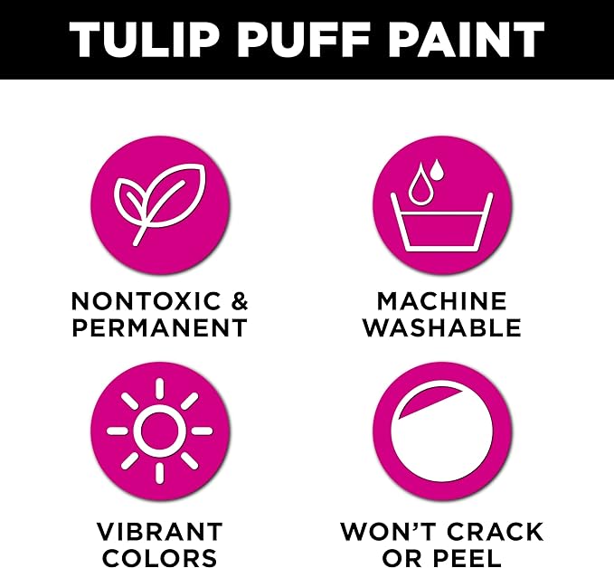 Tulip -Dimensional Fabric Paint - Glitter Silver