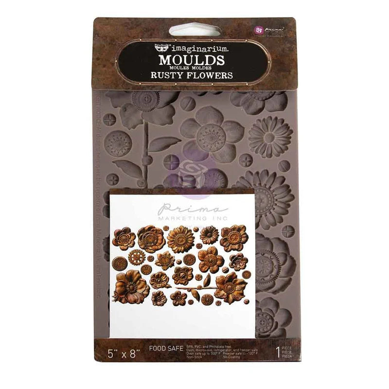Finnabair Imaginarium Moulds - Rusty Flowers