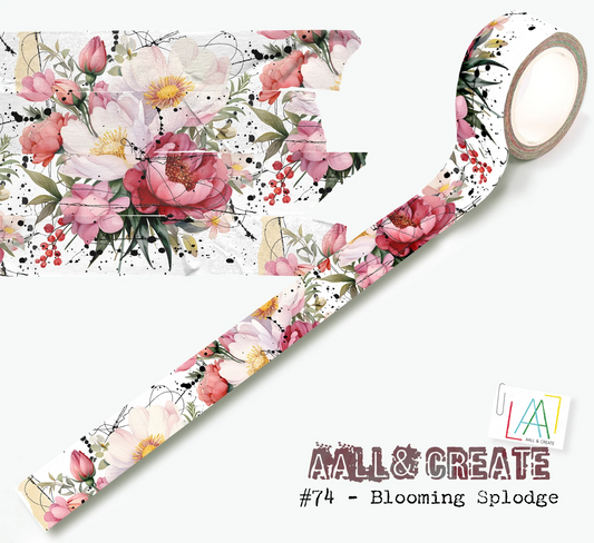 AALL & CREATE - Washi Tape  - Blooming Splodge #74