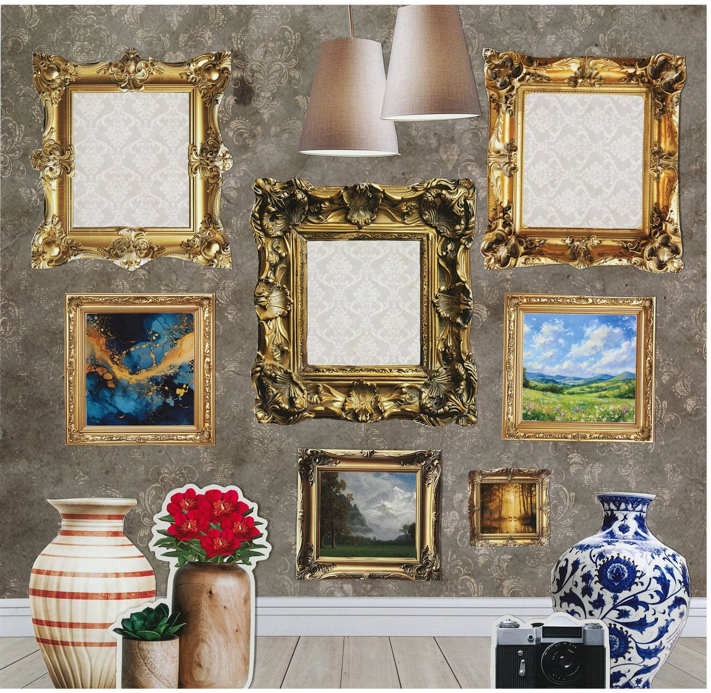 3 Quarter Designs - Timeless Gallery Collection Designer Paper & Diecuts Set