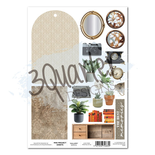 3 Quarter Designs - Mini Project Sheets - Timeless Gallery