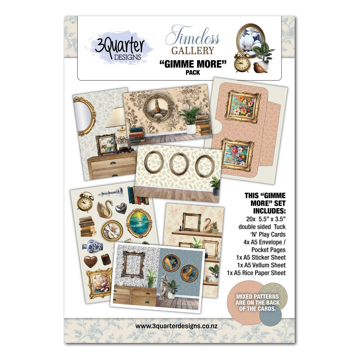 3 Quarter Designs - Timeless Gallery Gimme More Pack
