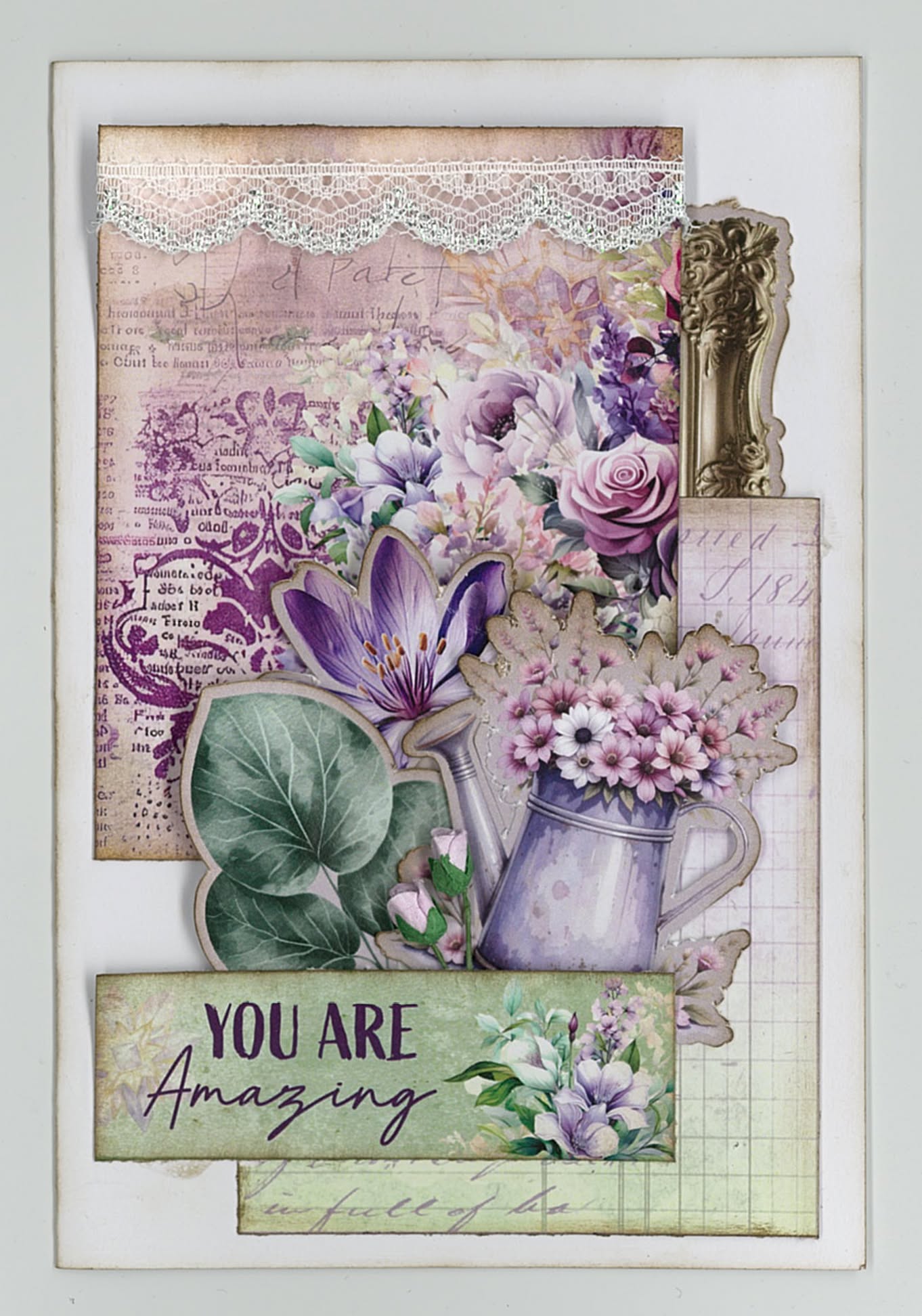 3 Quarter Designs - Violet Dreams Collection 6x4 Card Pack