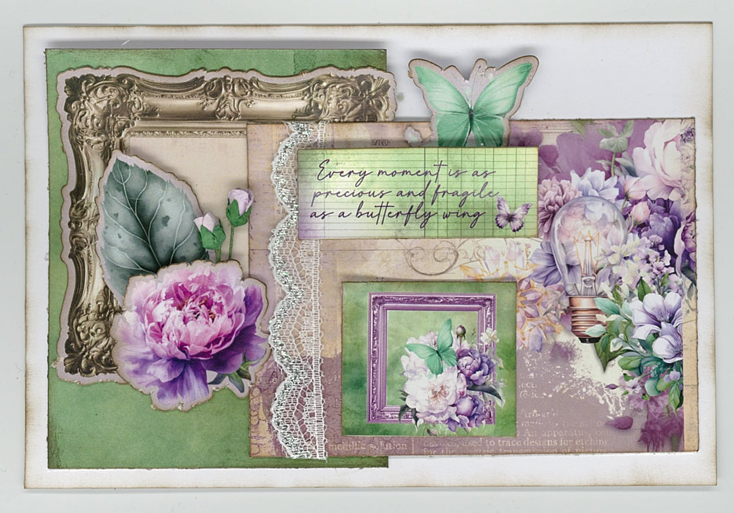 3 Quarter Designs - Violet Dreams Collection 6x4 Card Pack