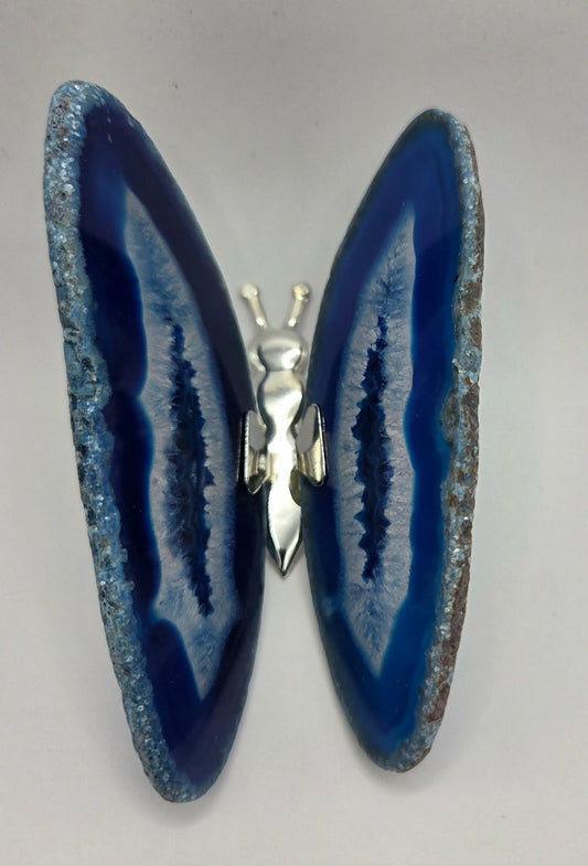 Agate Butterfly - Purple