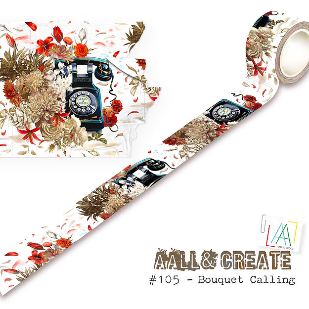 AALL & CREATE - Washi Tape  - bouquet Calling #105