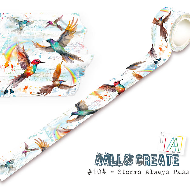 AALL & CREATE - Washi Tape  -Storms Always Pass  #104