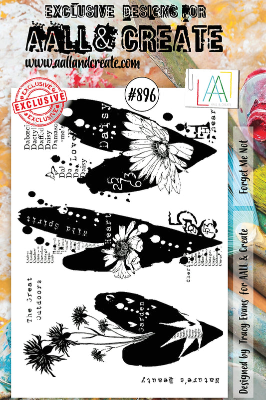 AALL & CREATE - A5 Stamps - Forget Me Not #896