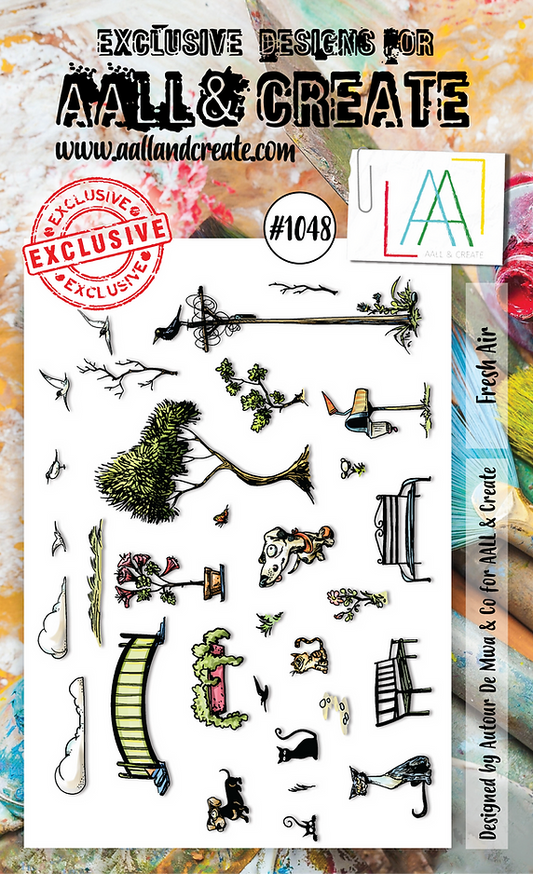 AALL & CREATE - A6 Stamps - Fresh Air # 1048