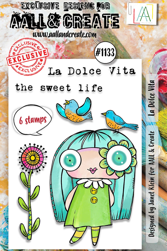 AALL & CREATE - A7 Stamps - La Dolce Vita # 1133