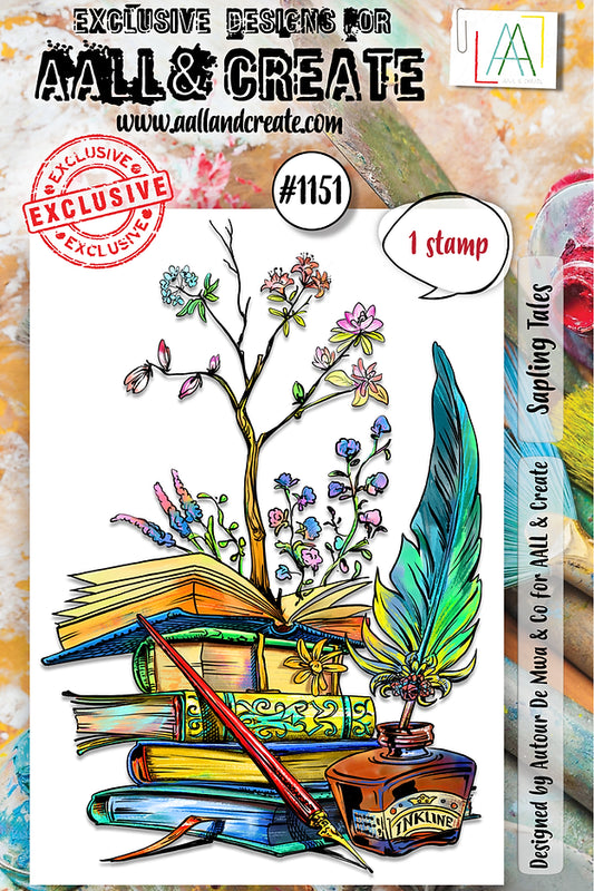 AALL & CREATE - A7 Stamps - Sapling Tales # 1151