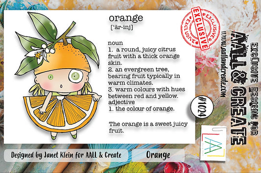 AALL & CREATE - A7 Stamps - Orange  # 1024