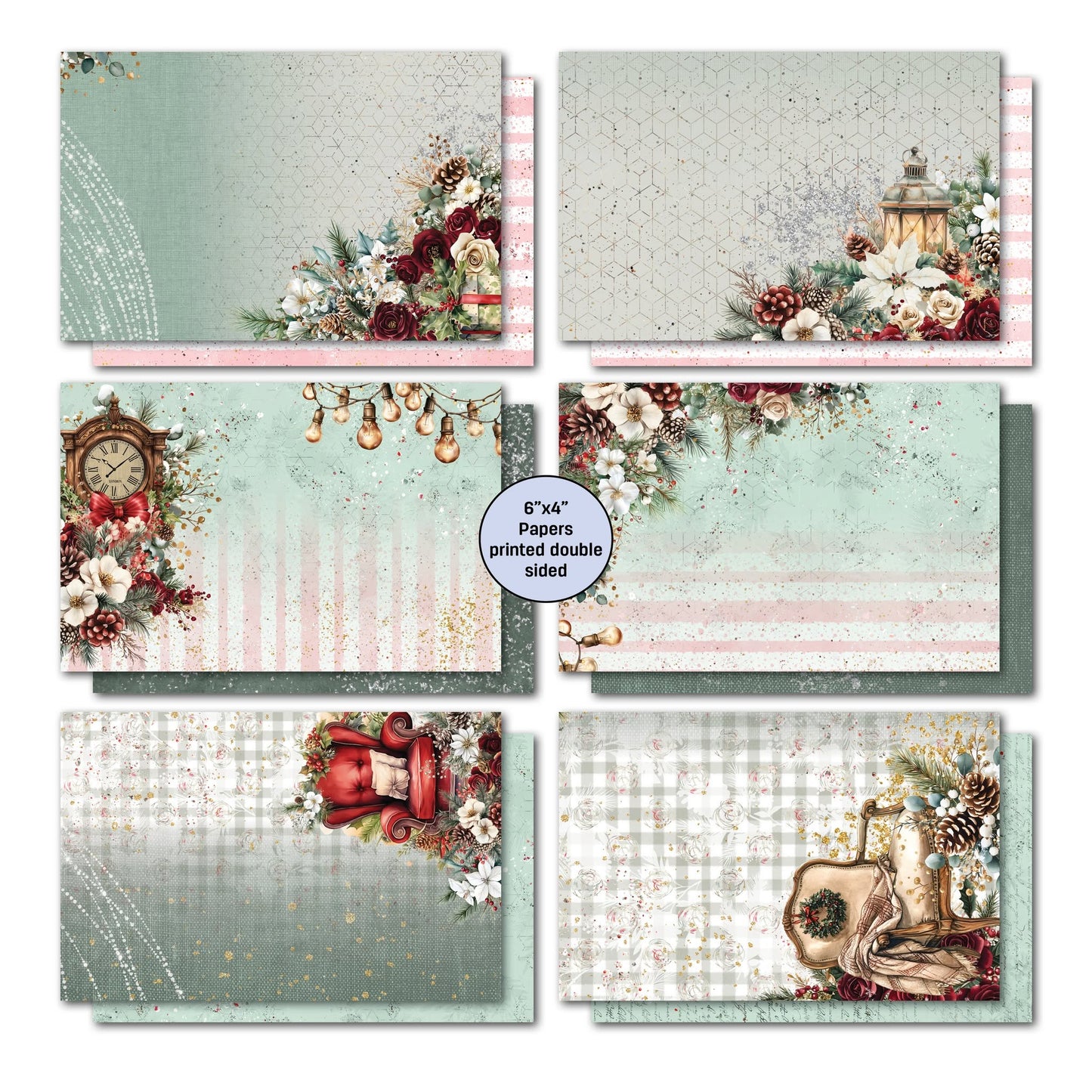 3 Quarter Designs - Silent Night Collection 6x4 Card Pack