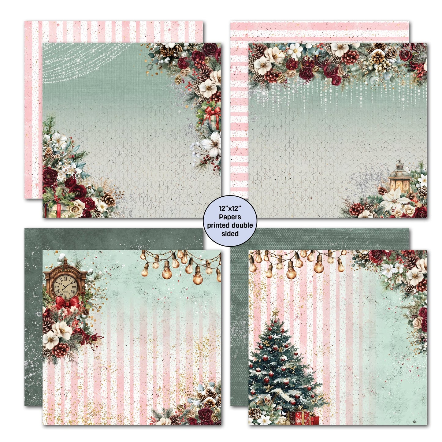 3 Quarter Designs - Silent Night Collection Designer Paper & Diecuts Set