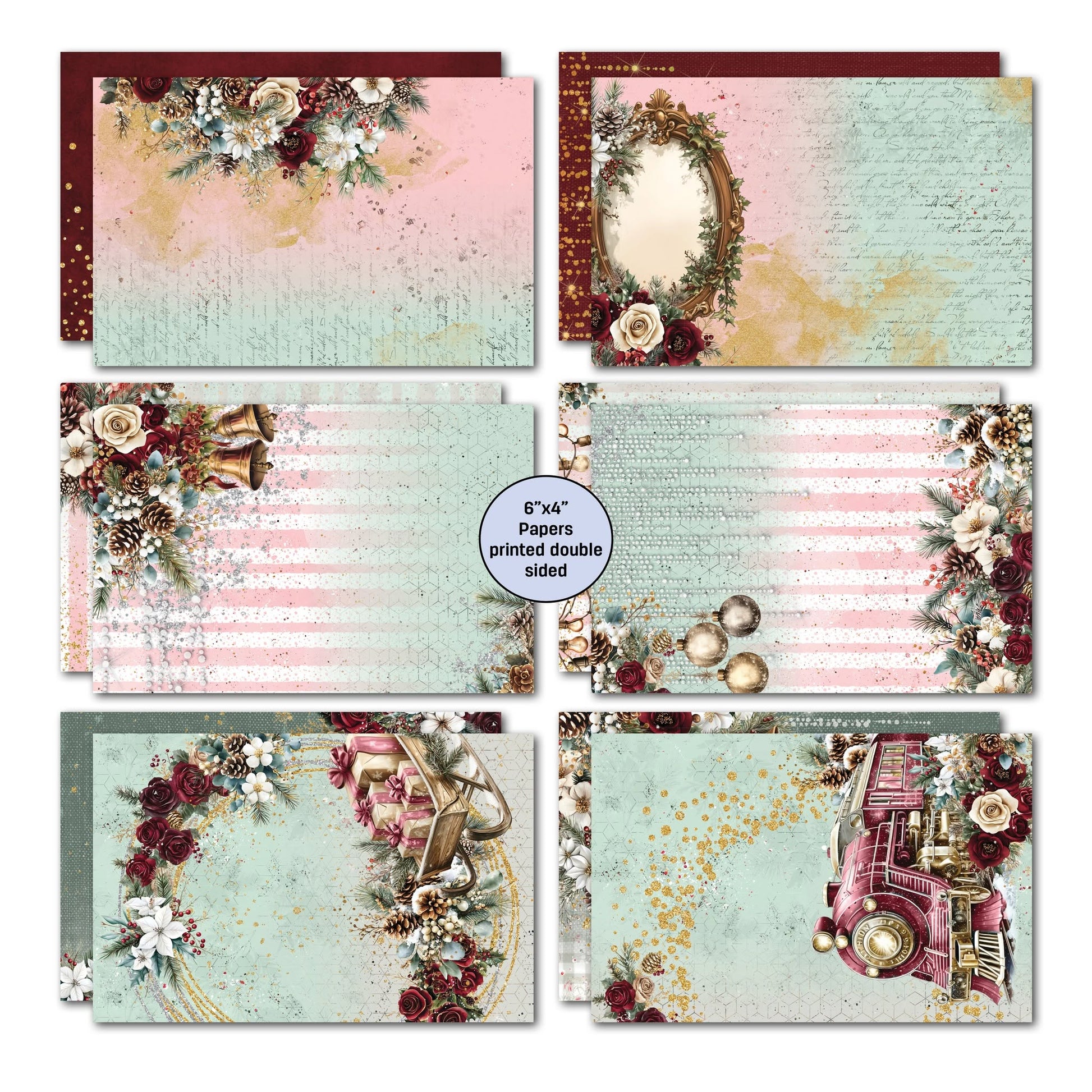 3 Quarter Designs - Silent Night Collection 6x4 Card Pack