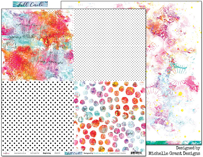 Bee Arty - Full Circle 12'' x 12'' Paper Packs