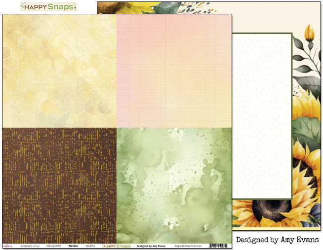 Bee Arty - Happy Snaps 12'' x 12'' Paper Packs