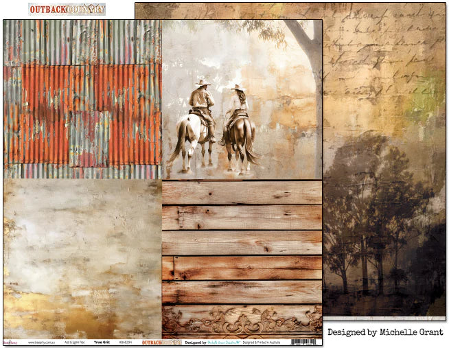 Bee Arty - Outback Country 12'' x 12'' Paper Collection Pack