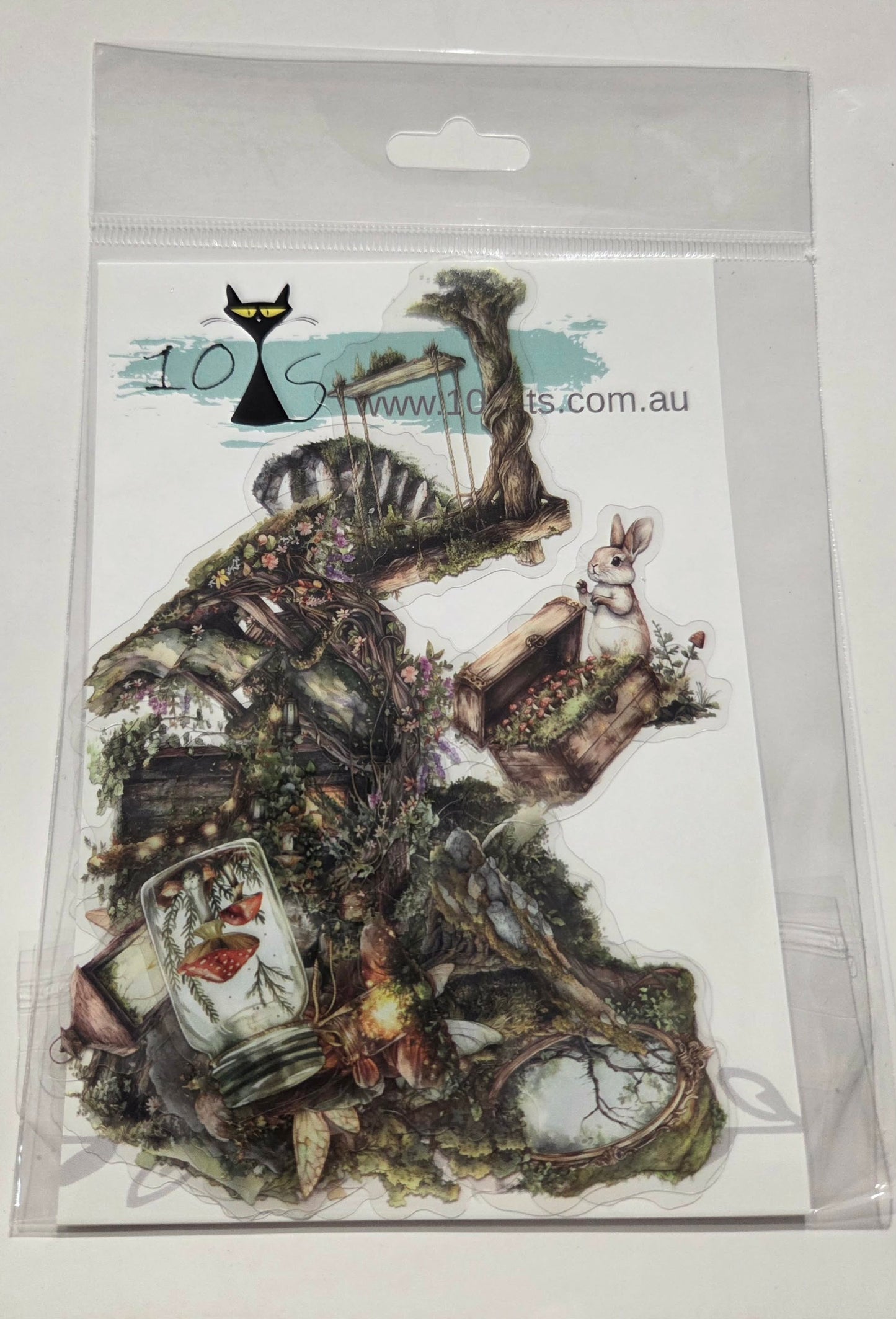 Clear Stickers -Fairy Forest  20pc