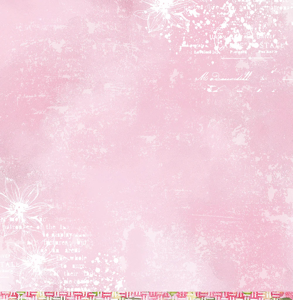 Bee Arty - Raspberry Fizz 12'' x 12'' Paper Packs