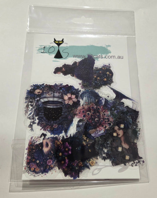 Clear Stickers -Spirit Forest  20pc