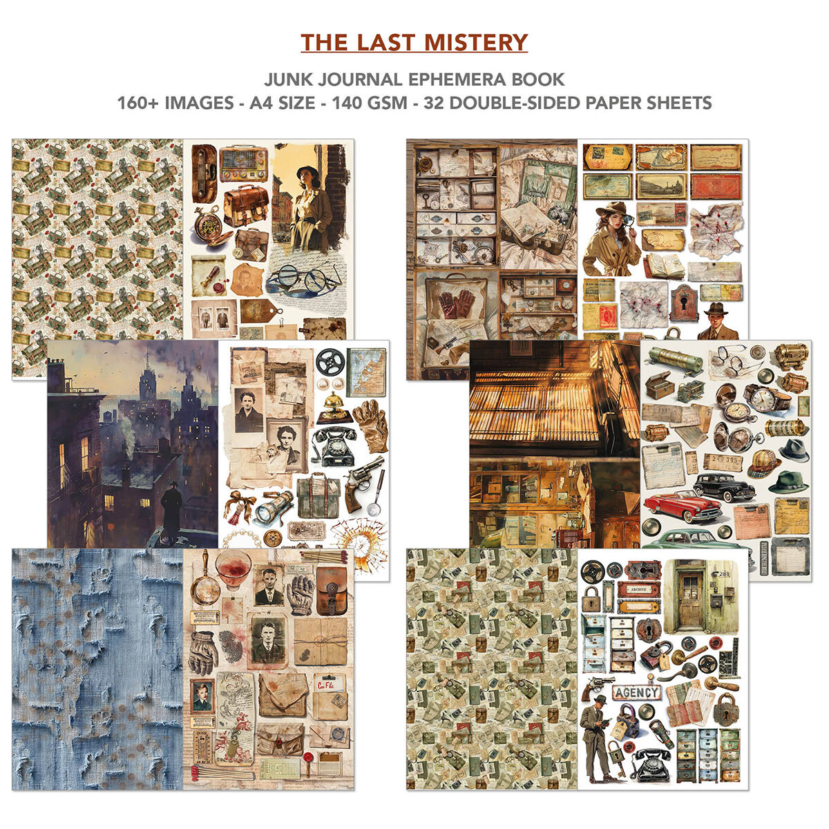 Ciao Bella - Junk Journal & Ephemera Book - The Last Mystery