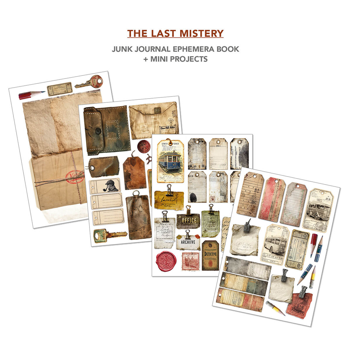Ciao Bella - Junk Journal & Ephemera Book - The Last Mystery
