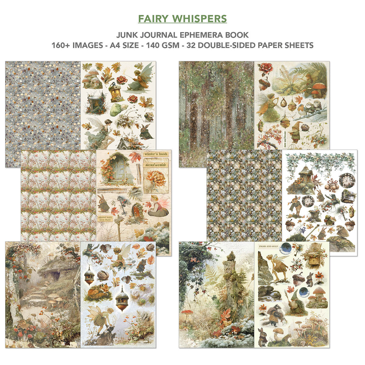 Ciao Bella - Junk Journal & Ephemera Book - Fairy Whispers