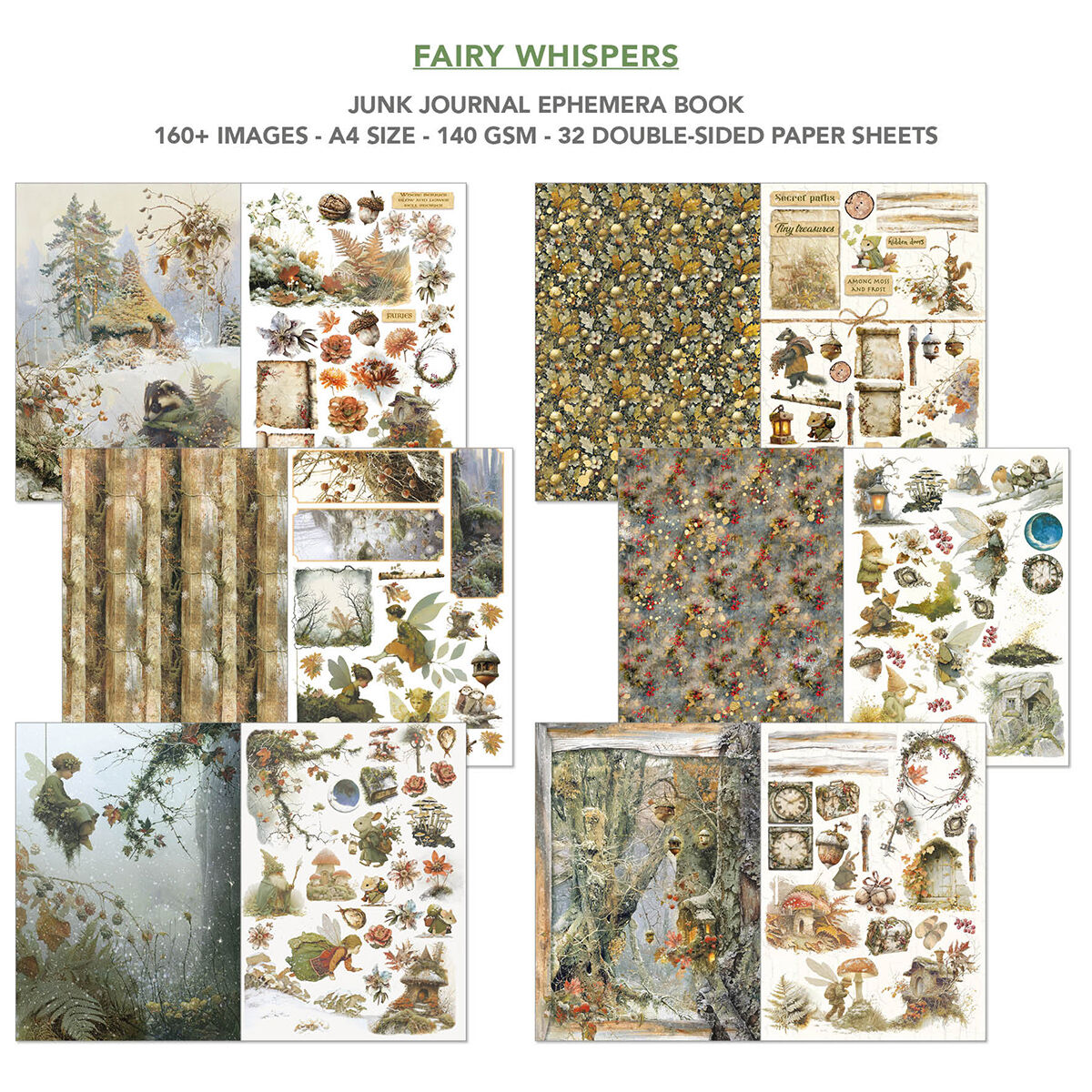 Ciao Bella - Junk Journal & Ephemera Book - Fairy Whispers