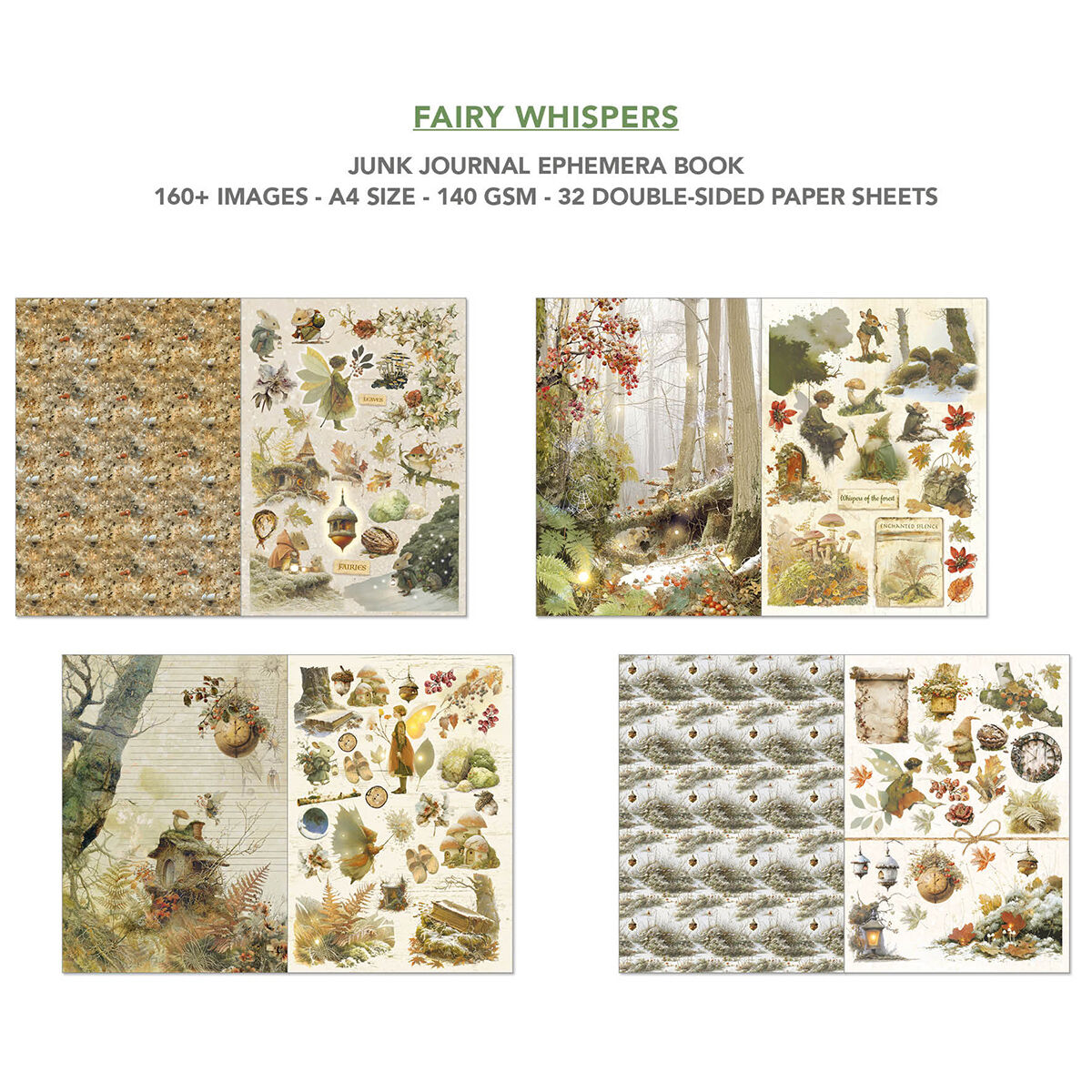 Ciao Bella - Junk Journal & Ephemera Book - Fairy Whispers