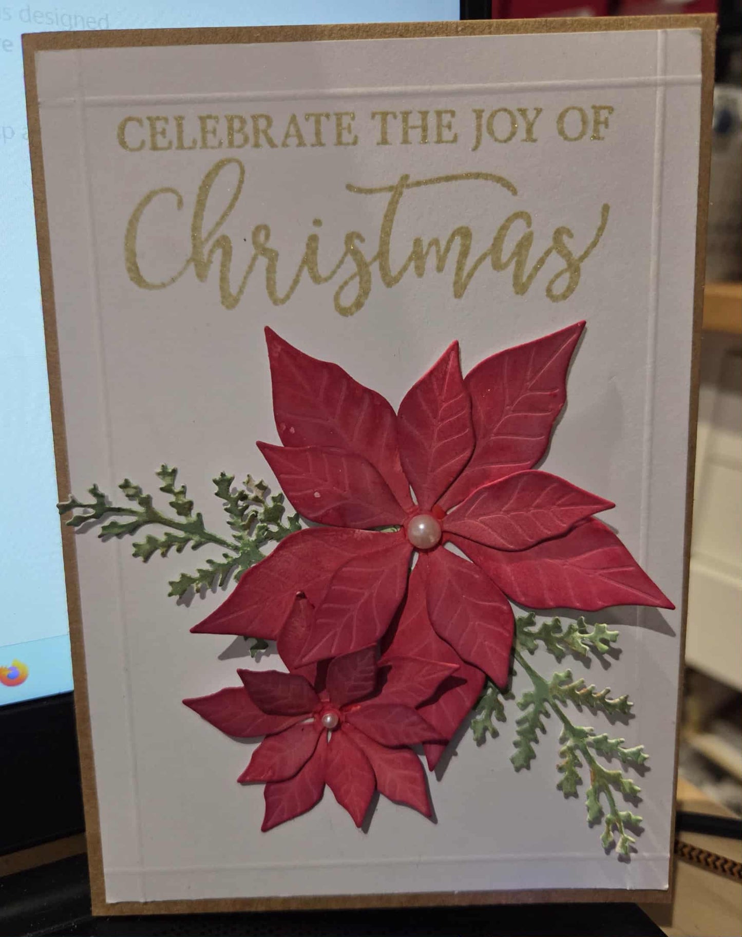 Jamie Rogers Crafts - Florist Collection -Traditional Poinsettia