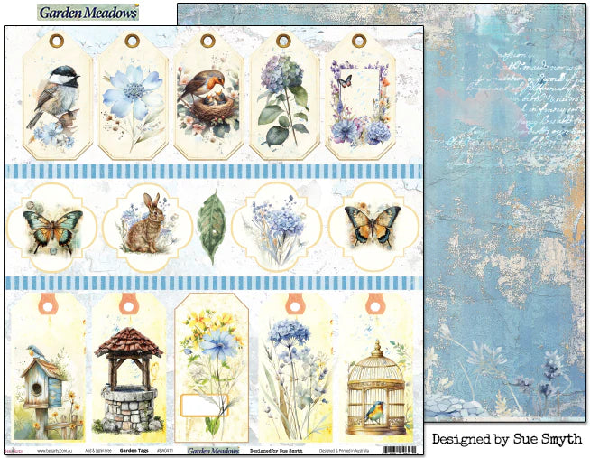 Bee Arty - Garden Meadows 12'' x 12'' Paper Collection Pack