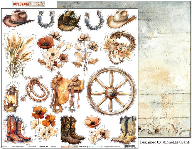 Bee Arty - Outback Country 12'' x 12'' Paper Collection Pack