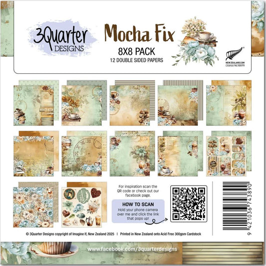 3 Quarter Designs - Mocha Fix 8x8 Pack