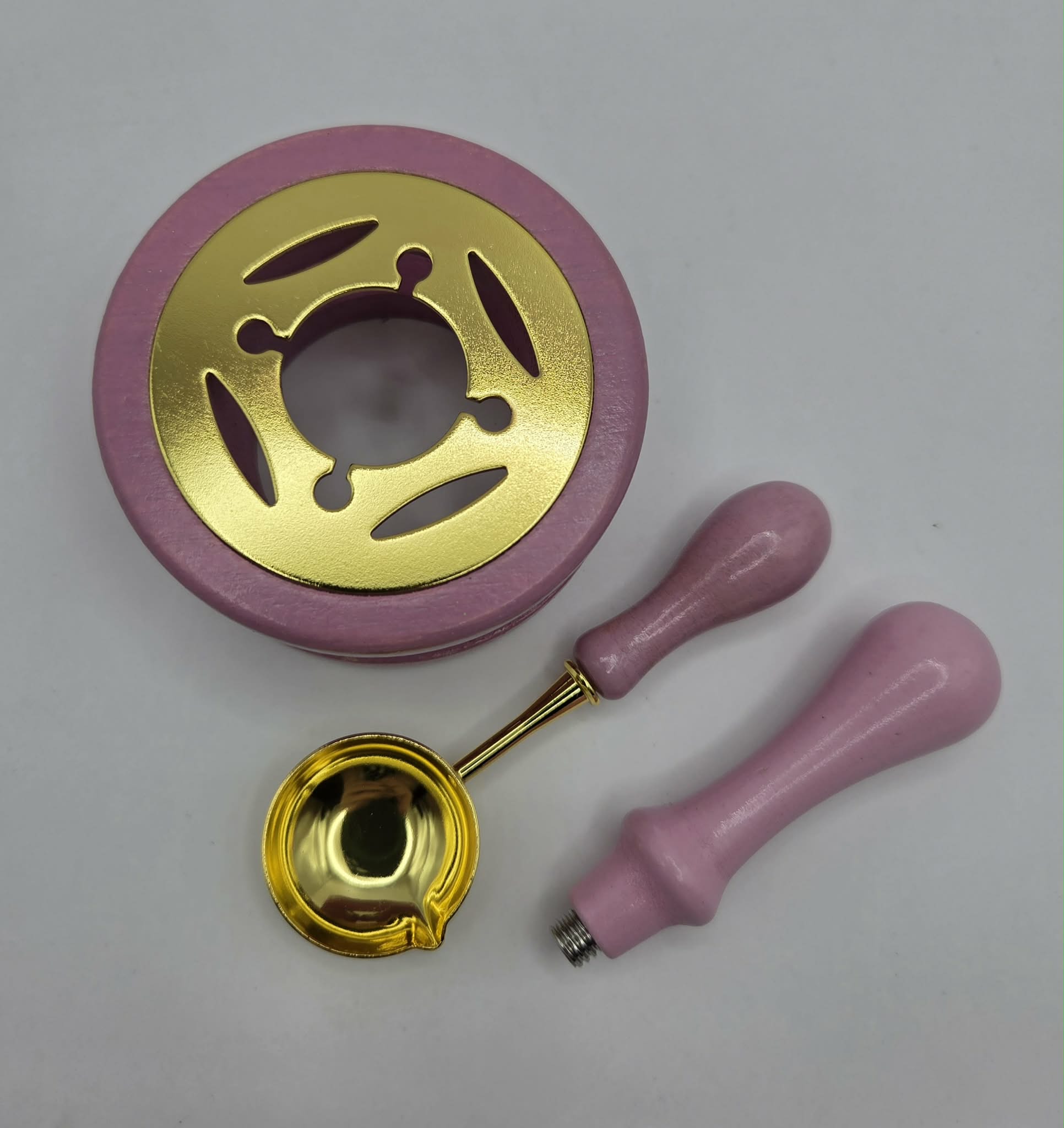 Wax Seal Melting Stand Set - Pink