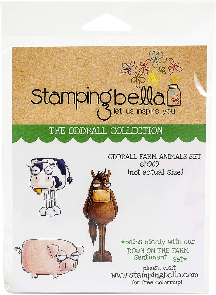 Stamping Bella -  Cling Stamps - Oddball Farm Animals