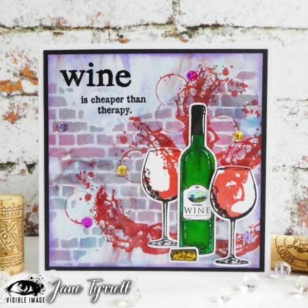 Visible Image Clear Stamps - Chance Of Wine