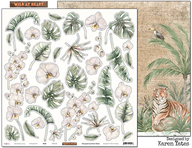 Bee Arty - Wild At Heart 12'' x 12'' Paper Packs
