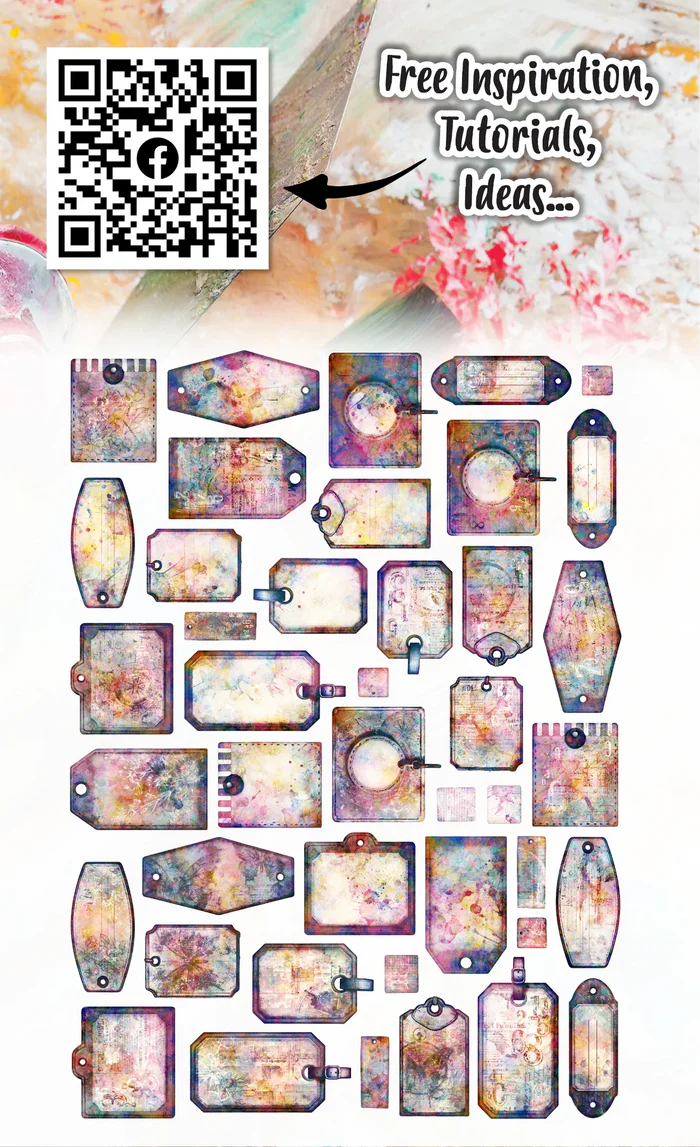 AALL & CREATE - Ephemera Die Cuts  - Mauve  #78