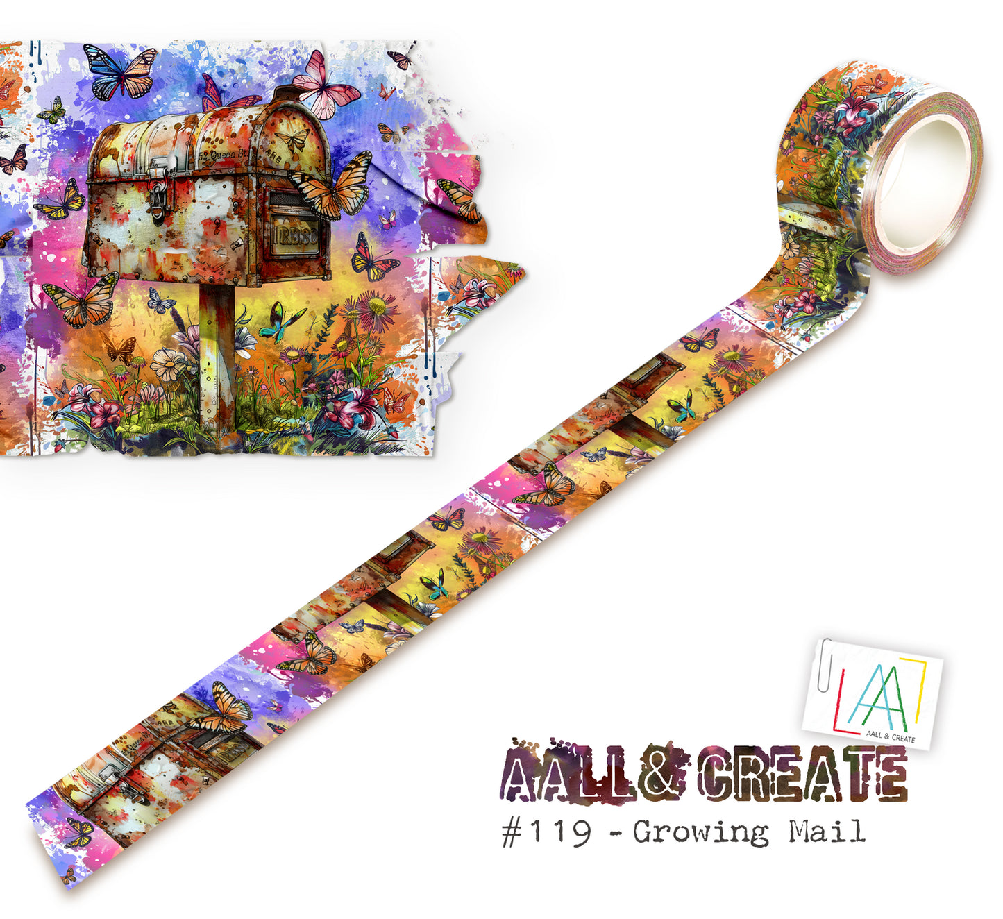 AALL & CREATE - Washi Tape  - Growing Mail #119
