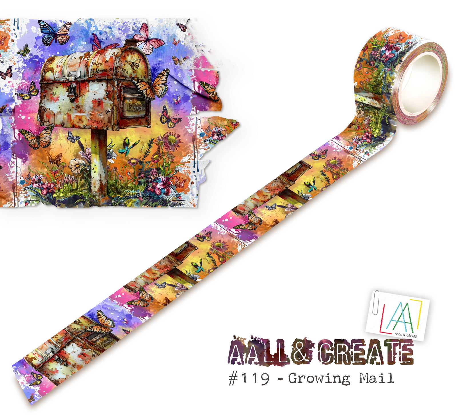 AALL & CREATE - Washi Tape  - Growing Mail #119